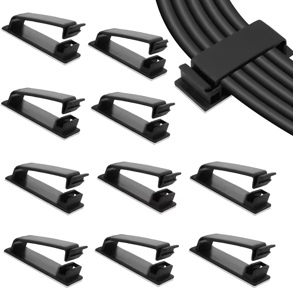Car Cable Organizer - Samoprzylepny organizer kabli, klipsy do mocowania