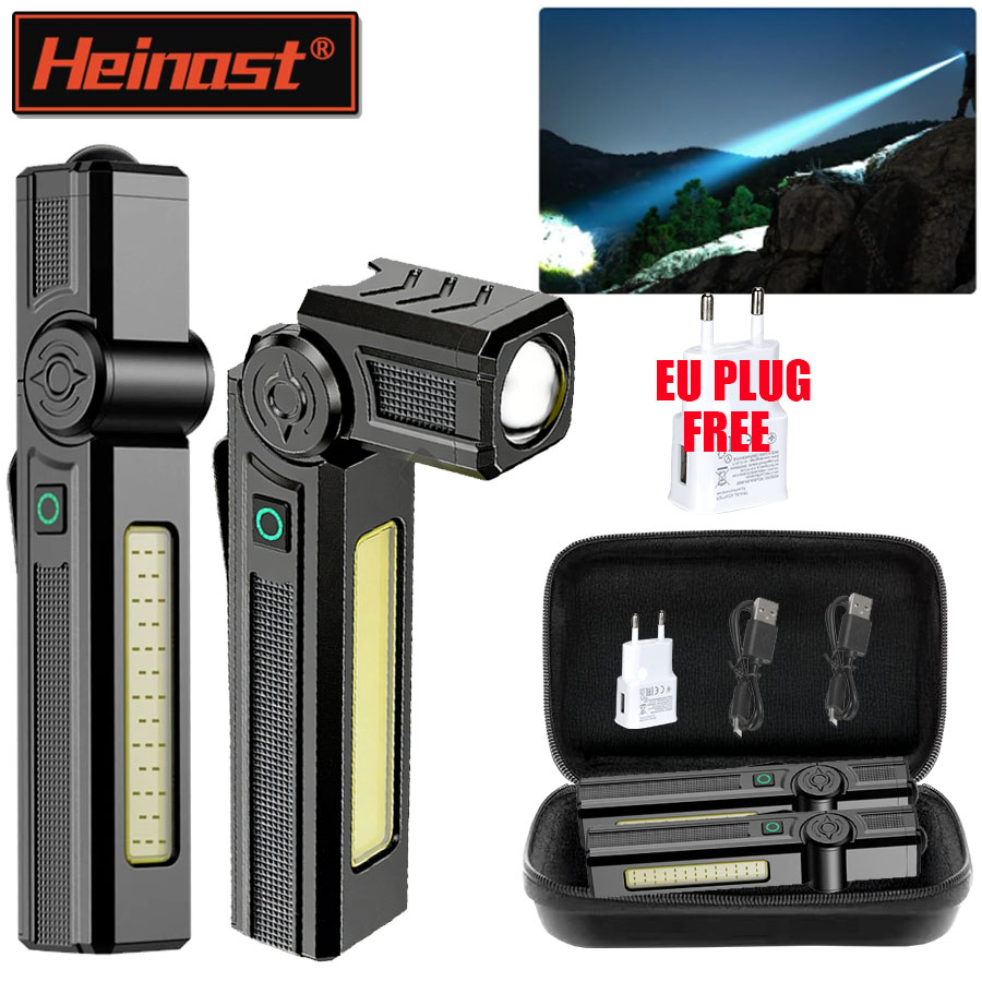 Car Led Light - Przenośna latarka COB + LED o