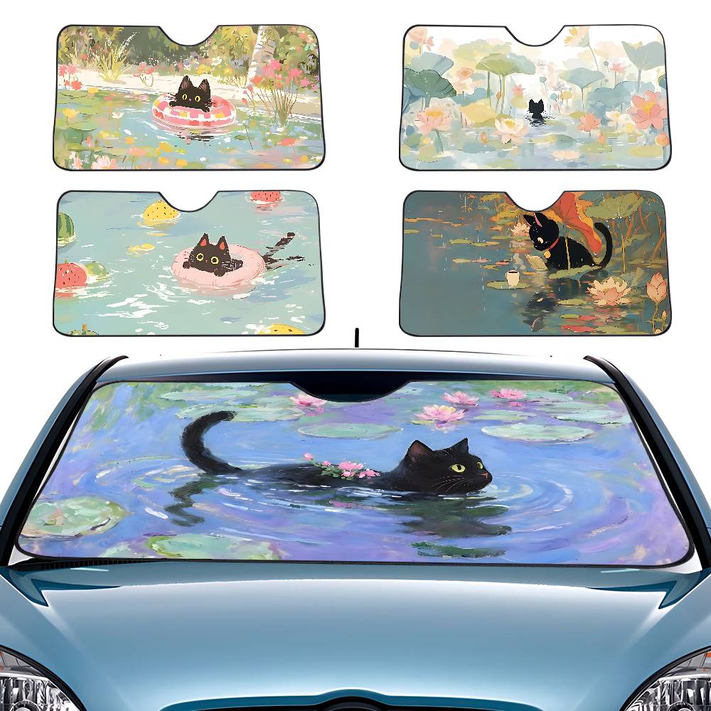 Windshield Sun Shade - Zasłonka przeciwsłoneczna do samochodu z motywem