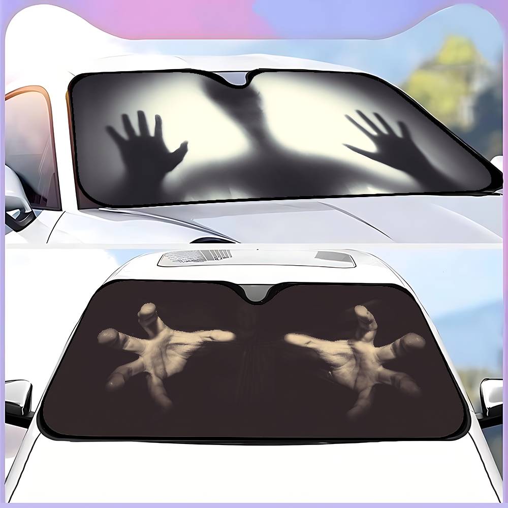 Straszna Ręka Ducha - Zabawna  – Windshield Sun Shade recenzja i cena