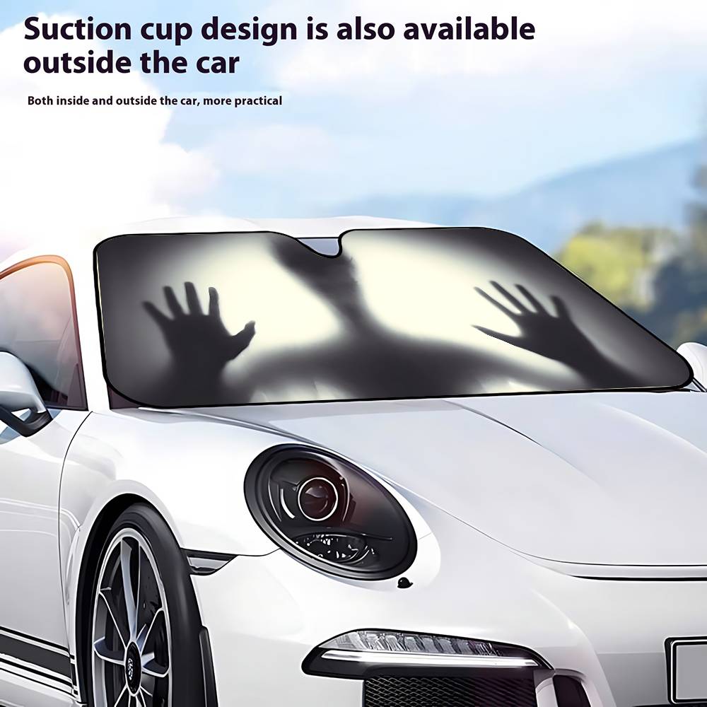 Straszna Ręka Ducha - Zabawna  – Windshield Sun Shade recenzja i cena