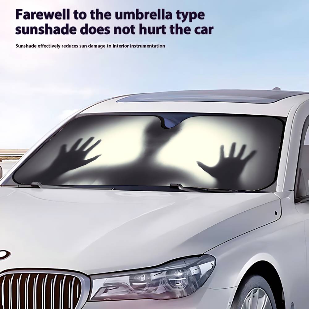 Straszna Ręka Ducha - Zabawna  – Windshield Sun Shade recenzja i cena