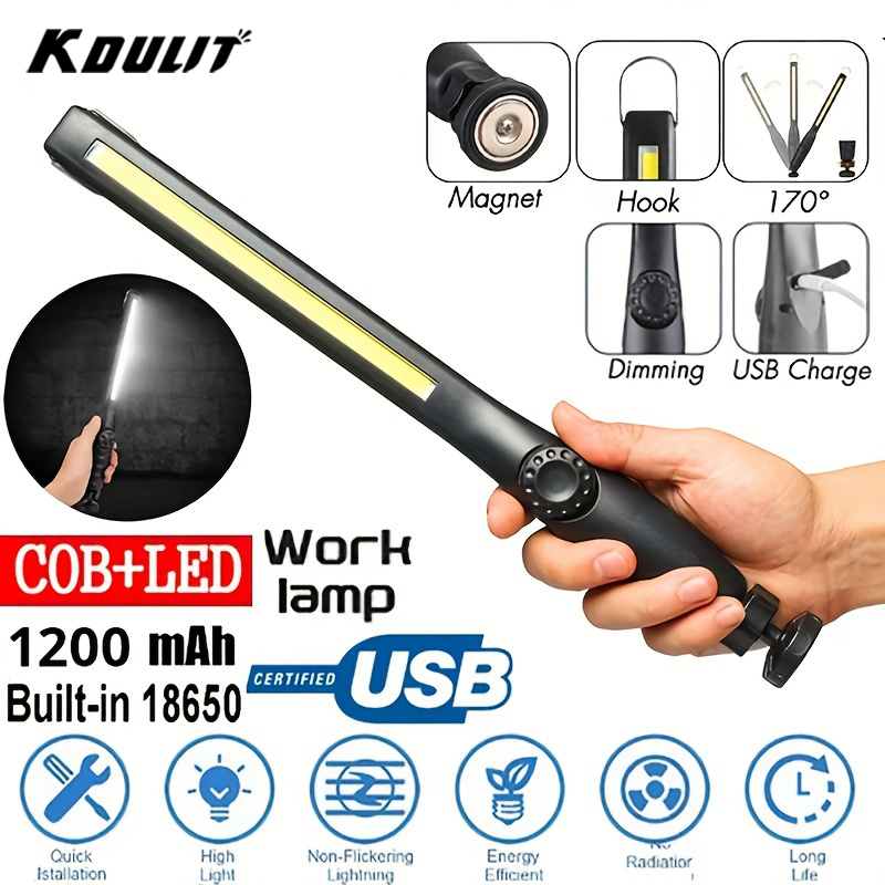 Wielofunkcyjna latarka COB z m – Car Led Light recenzja i cena
